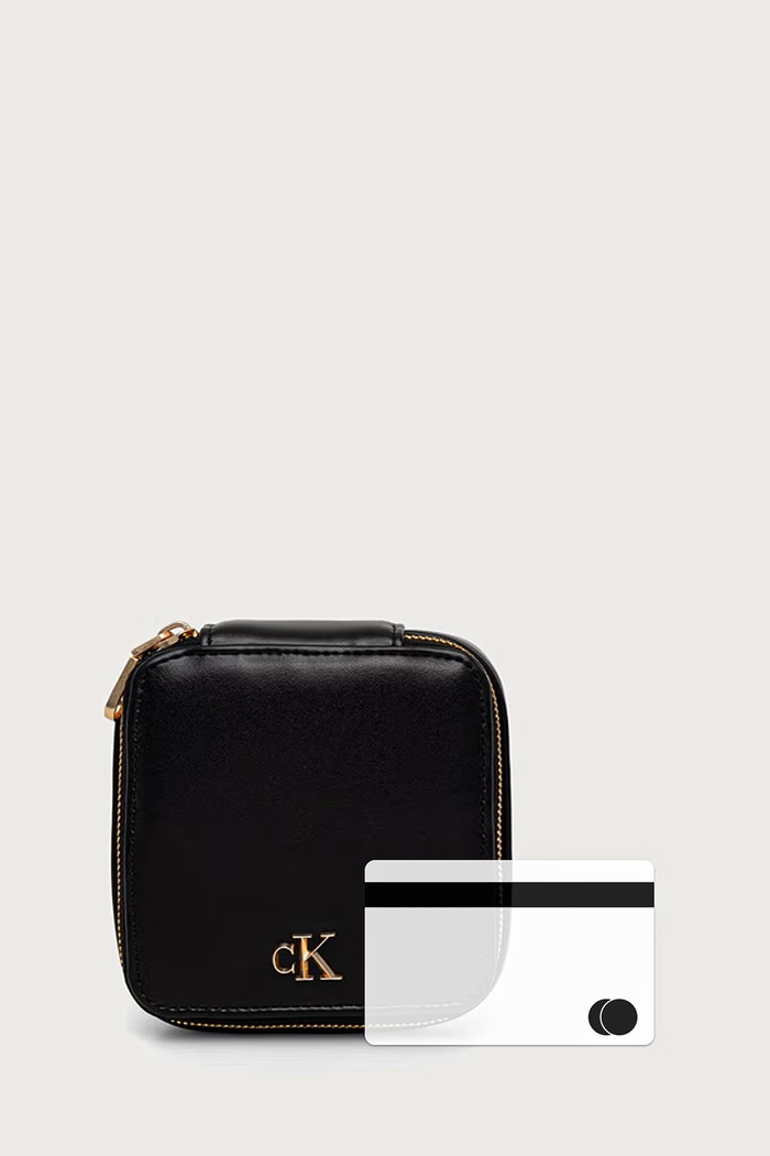 Calvin Klein etui za nakit za žene od imitacije kože LV04F3705G crna