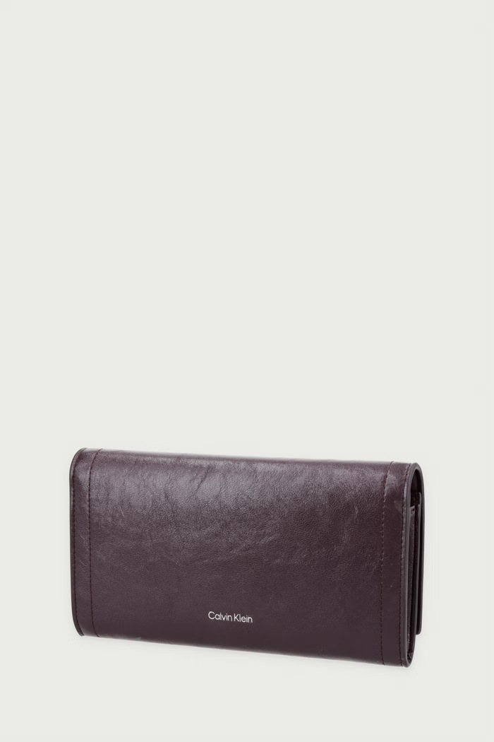 Calvin Klein novčanik za žene od imitacije kože LV04F1316G bordo AW26
