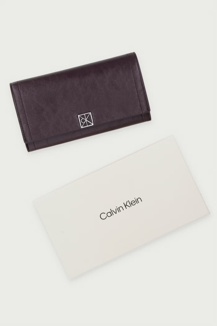 Calvin Klein novčanik za žene od imitacije kože LV04F1316G bordo
