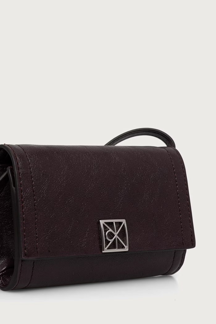 Calvin Klein novčanik za žene od imitacije kože LV04F1218G bordo AW26