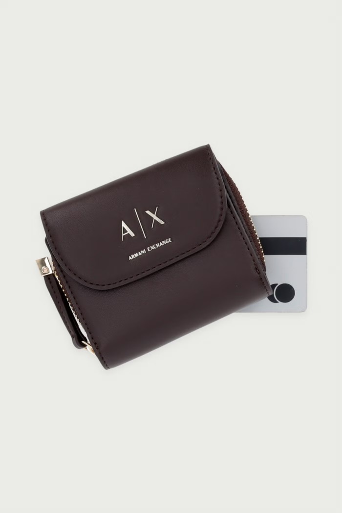Peňaženka dámska z imitácie kože Armani Exchange XW003312.AF19902 hnedá