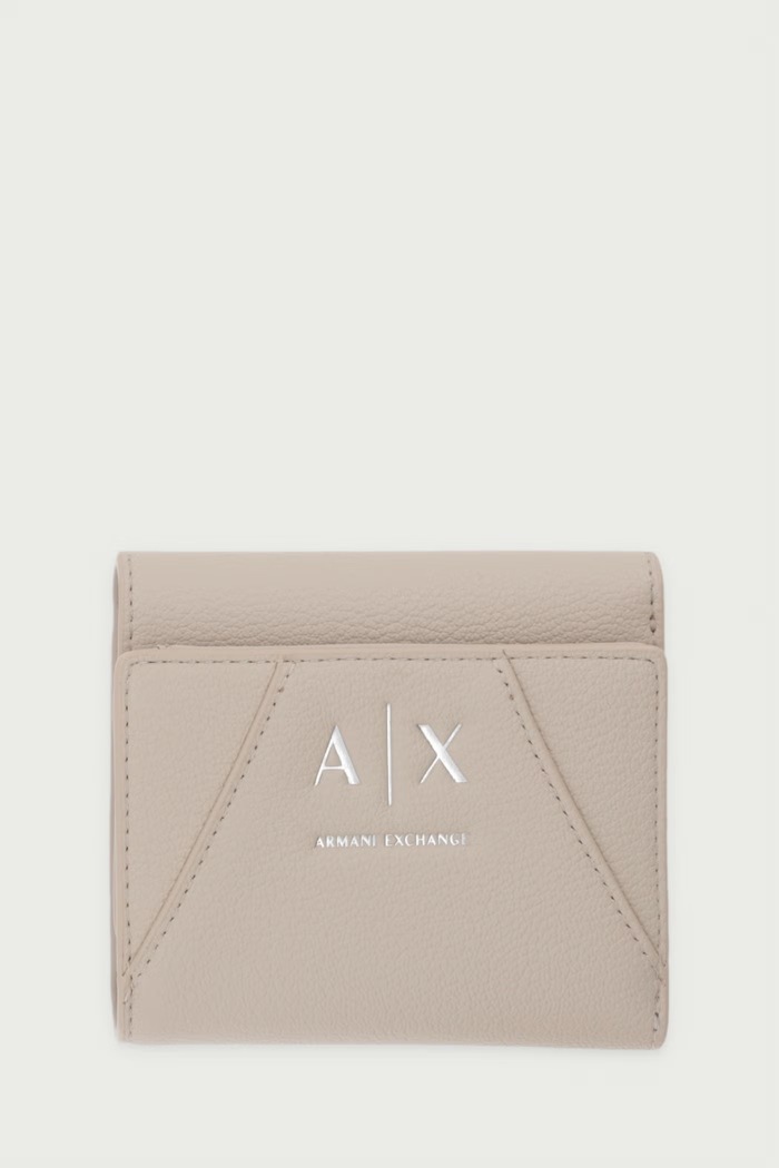 Armani Exchange Peňaženka dámska z imitácie kože béžová XW002819.AF26569
