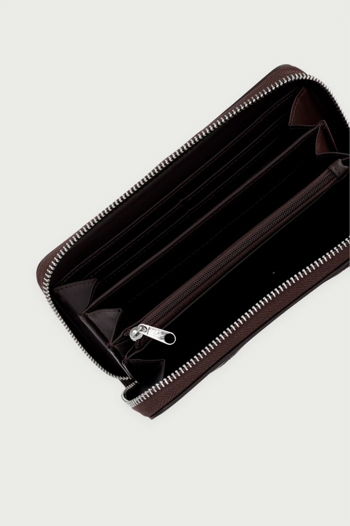 Doplnky Armani Exchange Peňaženka dámska z imitácie kože XW000359.AF26569 hnedá