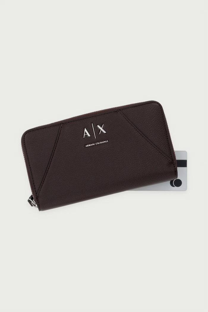 Peňaženka dámska z imitácie kože Armani Exchange XW000359.AF26569 hnedá