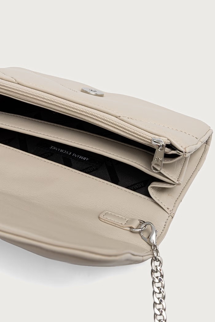 Peňaženka dámska z imitácie kože Armani Exchange XW000358.AF26568 béžová