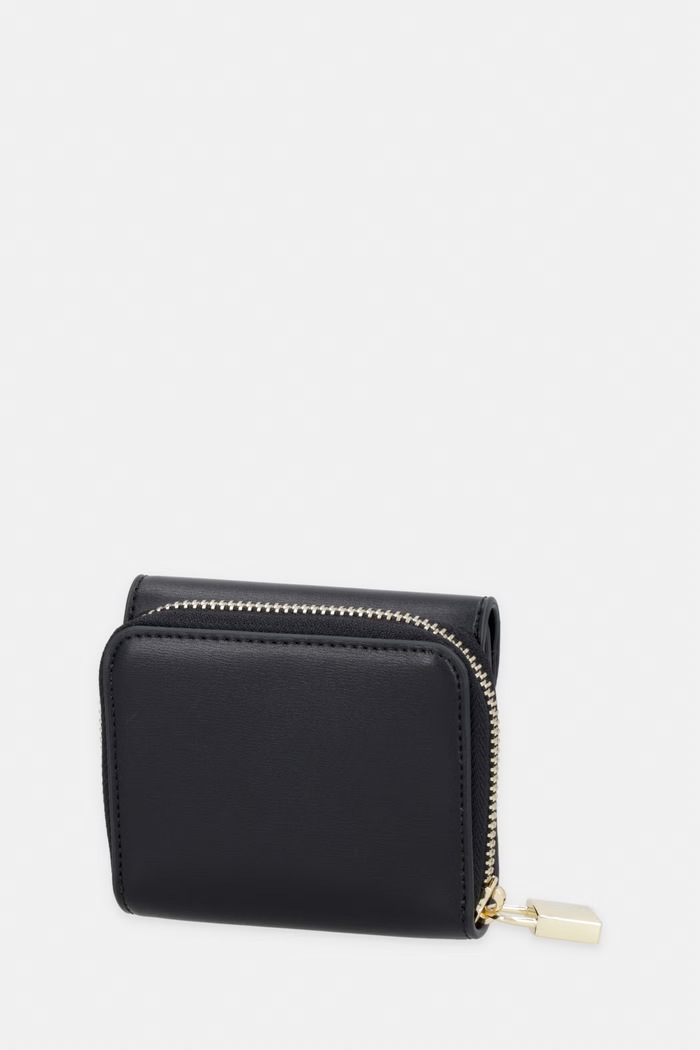 Armani Exchange denarnica ženska iz umetnega usnja XW003312.AF28605 črna AW26