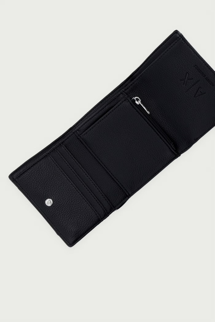 Akcesoria Armani Exchange Portfel damski z imitacji skóry XW002819.AF26578 czarny