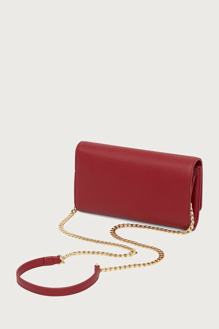 Akcesoria Armani Exchange Kopertówka damska z imitacji skóry XW000358.AF26570 bordowy