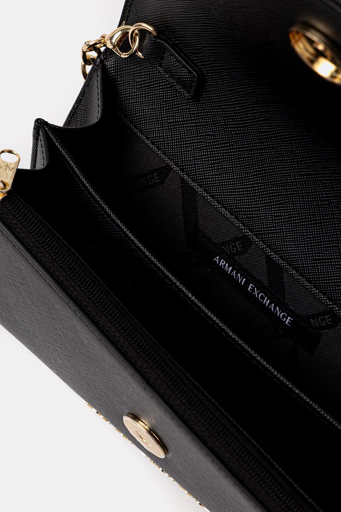 Armani Exchange клатч жіночий зі штучної шкіри XW000358.AF26570 чорний