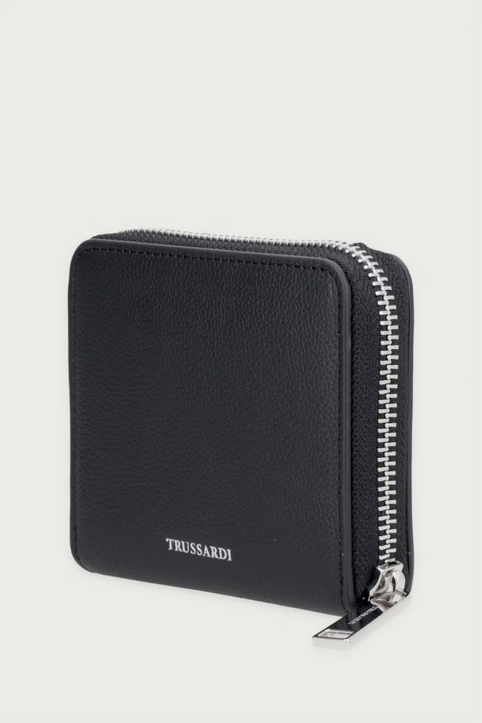 Trussardi Portfel damski skórzany I029E100199N czarny AW26