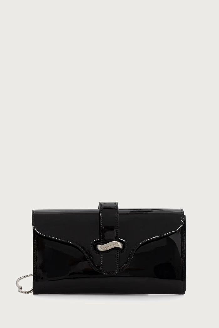 Emporio Armani Kopertówka damska skórzana czarny EW004420.AF25357