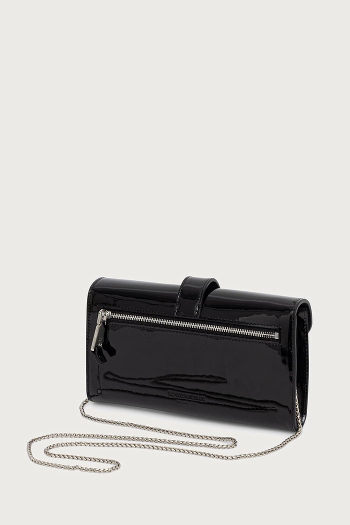 Akcesoria Emporio Armani Kopertówka damska skórzana EW004420.AF25357 czarny