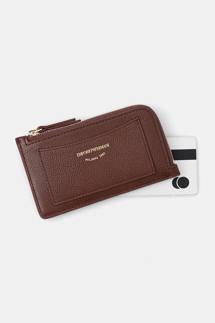 Emporio Armani кошелек для женщин кожаный коричневый EW000367.AF19568