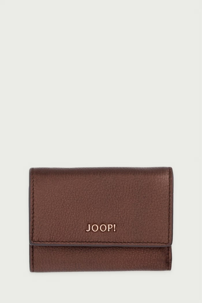 Joop! Portfel damski skórzany Lipari Metallo Alida brązowy 4140008578