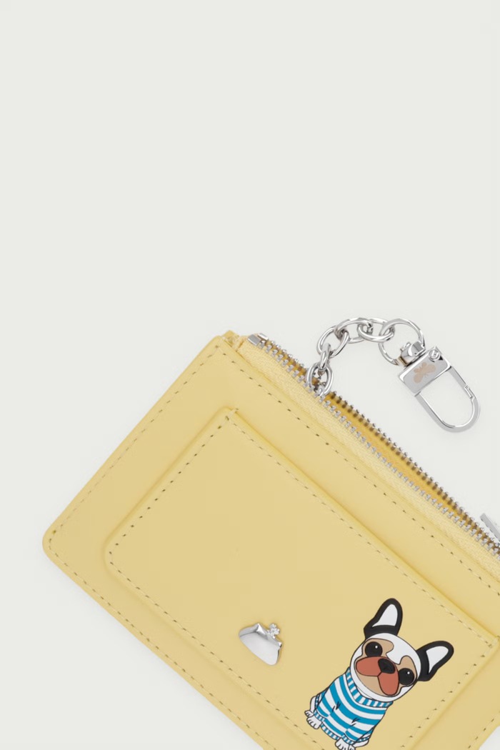 Akcesoria Weekend Max Mara Etui na klucze damskie skórzane WKABRIOSE 2625726074600 żółty