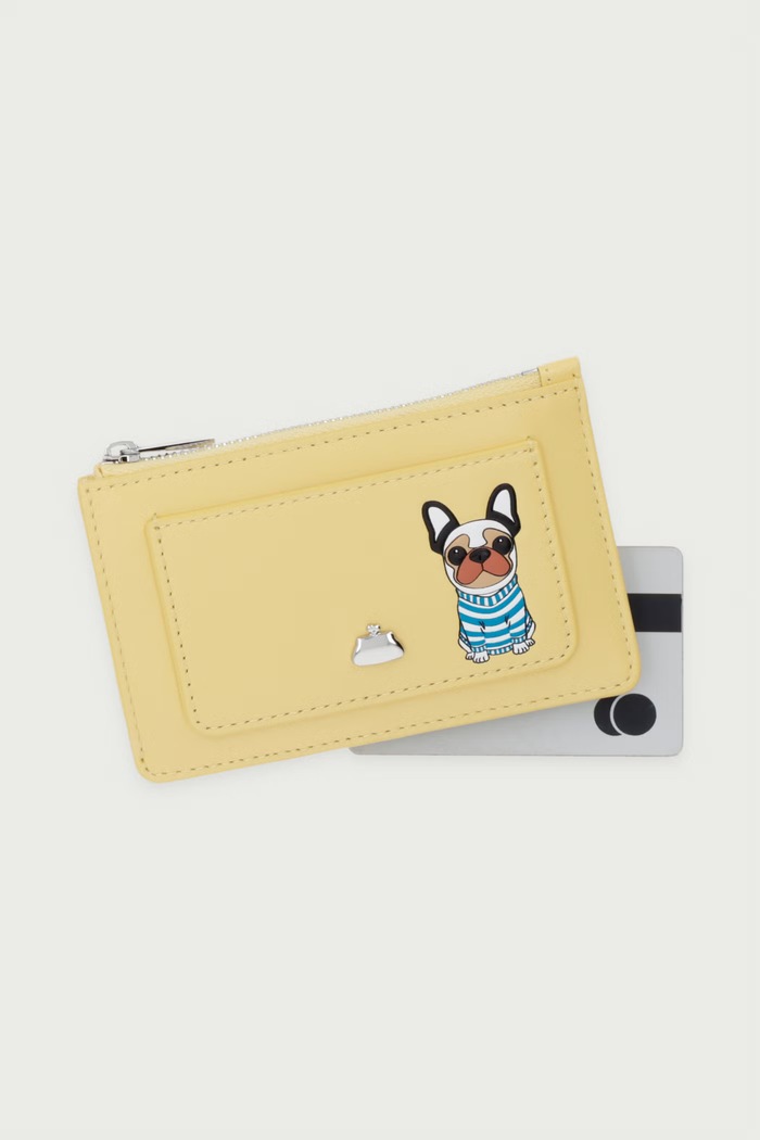 Etui na klucze damskie skórzane WKABRIOSE Weekend Max Mara 2625726074600 żółty
