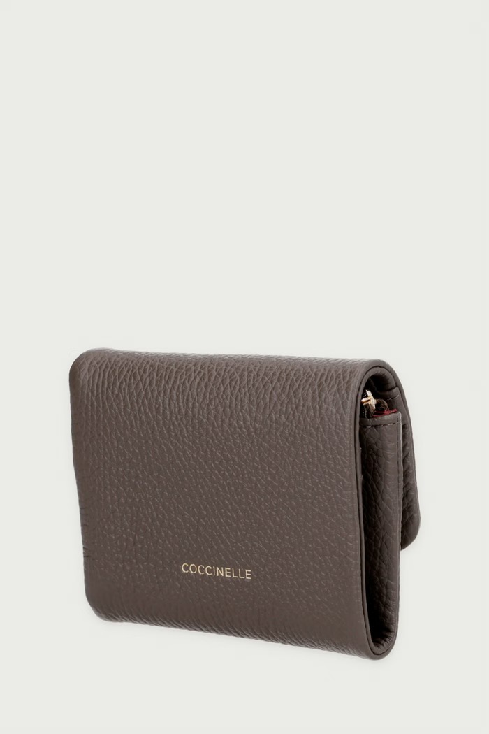 Coccinelle Portofel pentru femei din piele E2.TBM.11.G0.01 verde AW26