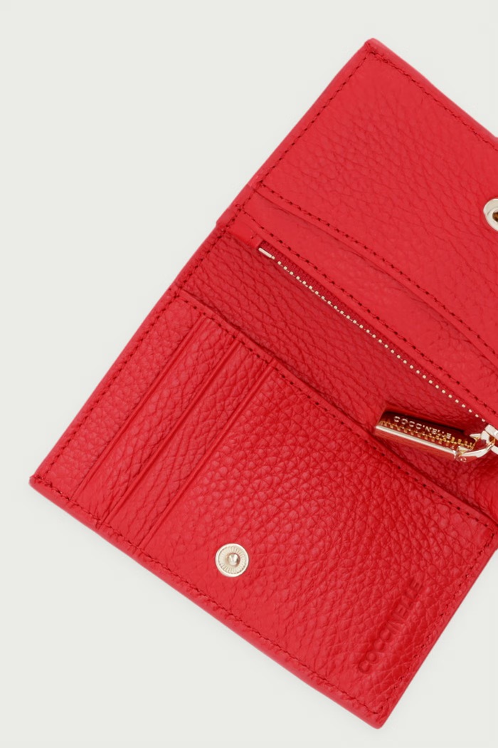 Accesorii Coccinelle Portofel pentru femei din piele E2.MW5.11.31.01 rosu