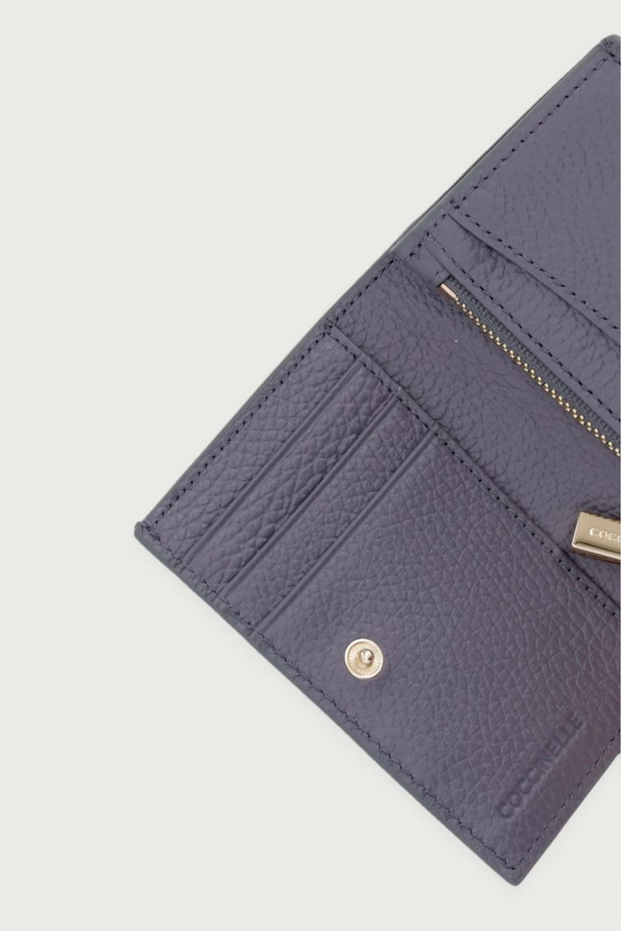 Accesorii Coccinelle Portofel pentru femei din piele E2.MW5.11.31.01 gri