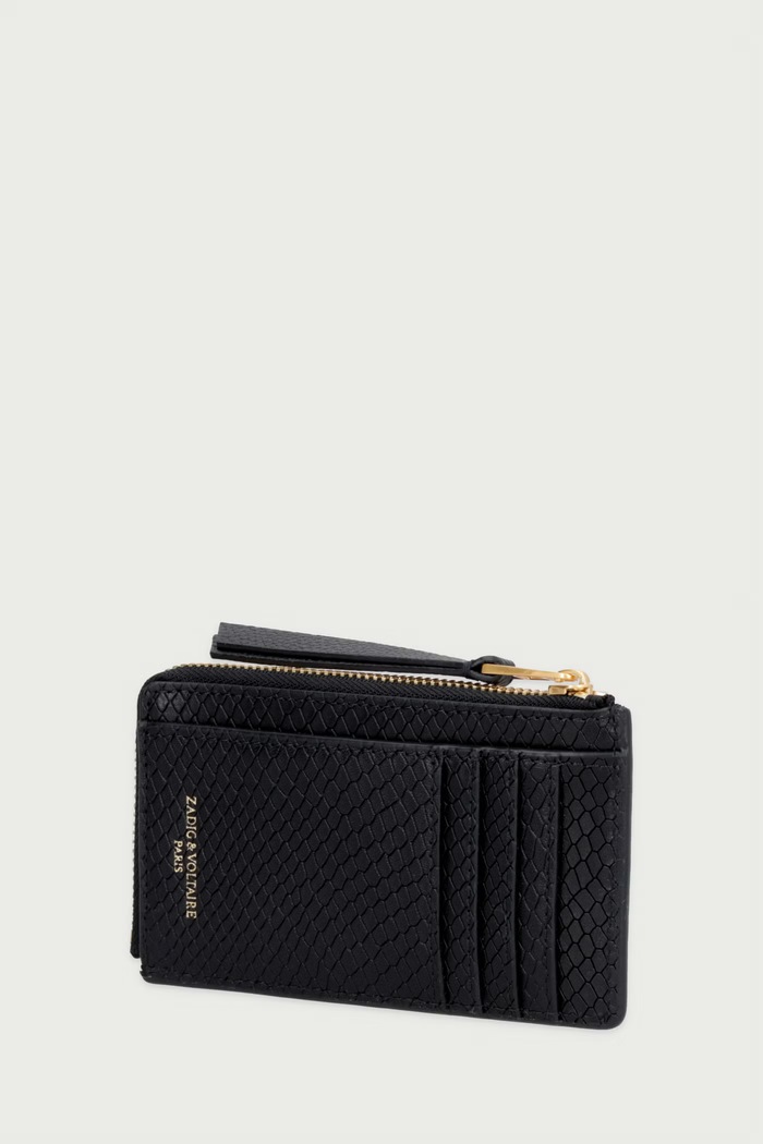 Zadig&Voltaire Novčanik za žene od kože LWSG03821 crna AW26