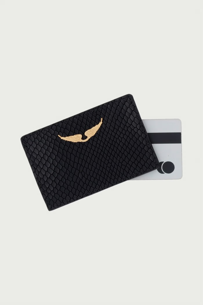Dodaci Zadig&Voltaire Etui za kartice za žene od kože LWSG03822 crna