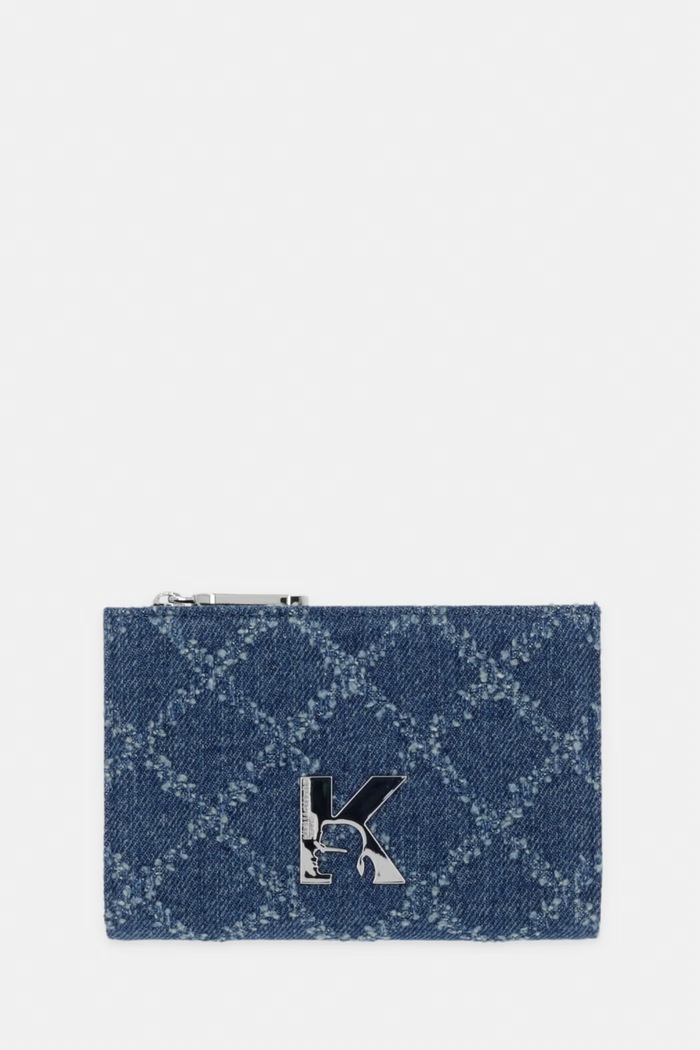 Karl Lagerfeld Jeans Peněženka dámská džínová modrá B3W32081
