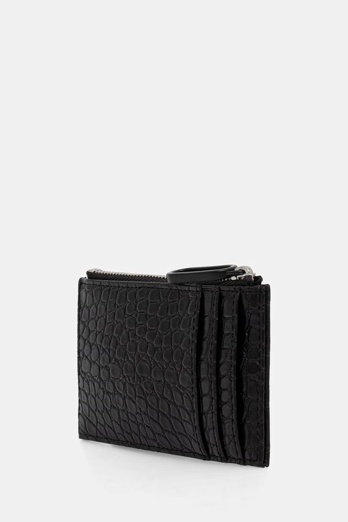 Karl Lagerfeld Jeans pouzdro na klíče dámské z imitace kůže B3W32052 černá AW26
