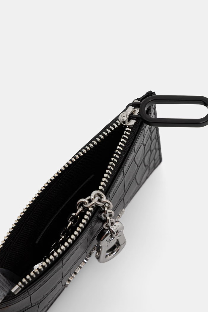 Doplňky Karl Lagerfeld Jeans pouzdro na klíče dámské z imitace kůže B3W32052 černá