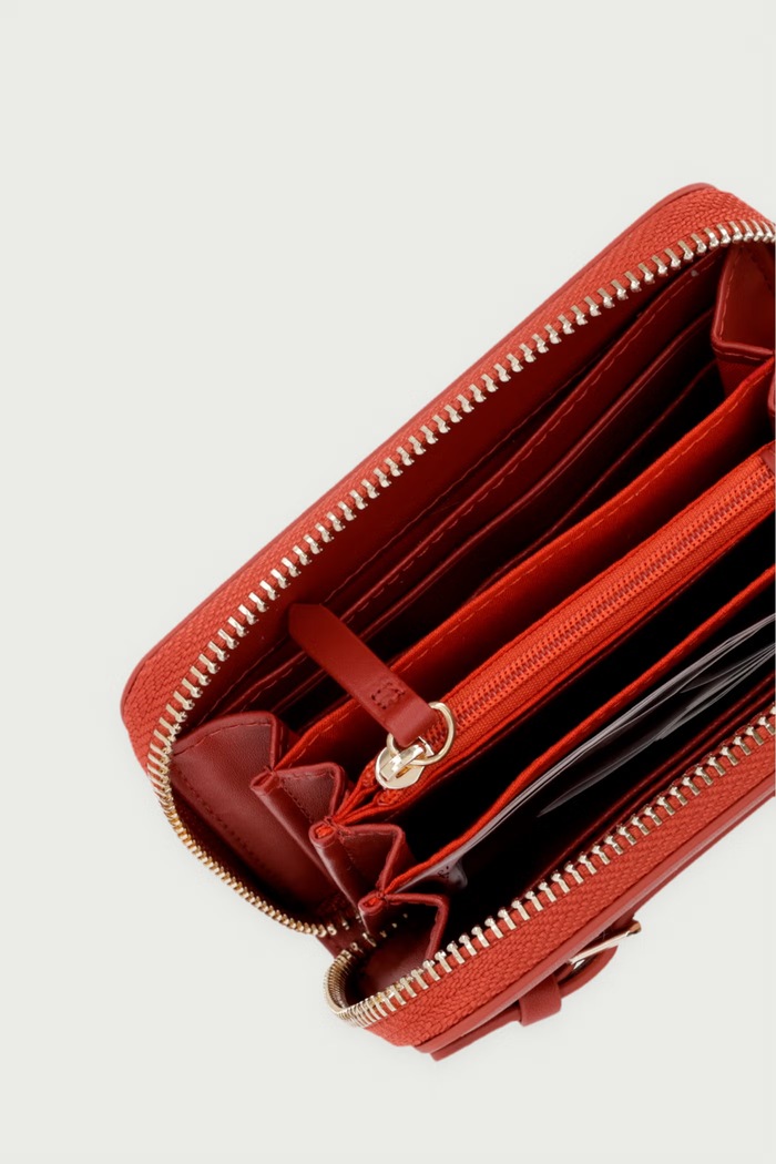 Akcesoria Valentino Bags Portfel damski z imitacji skóry ARCHI VPSAF0137 pomarańczowy