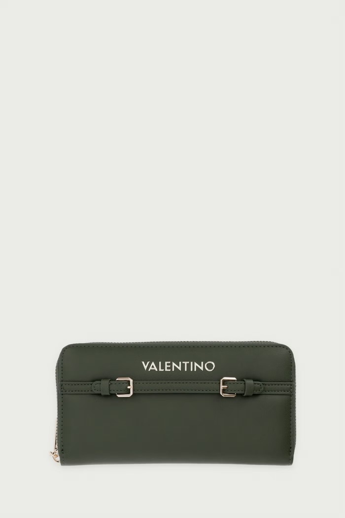 Valentino Bags Portfel damski z imitacji skóry ARCHI zielony VPSAF0155