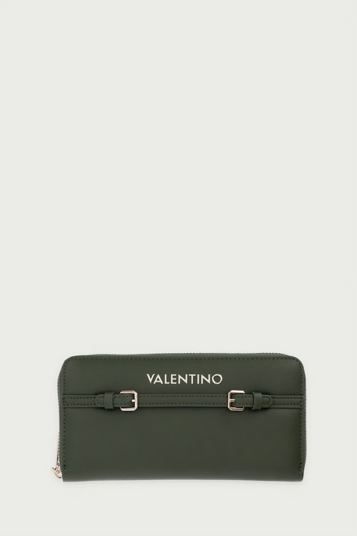 Valentino Bags Portfel damski z imitacji skóry ARCHI zielony VPSAF0155