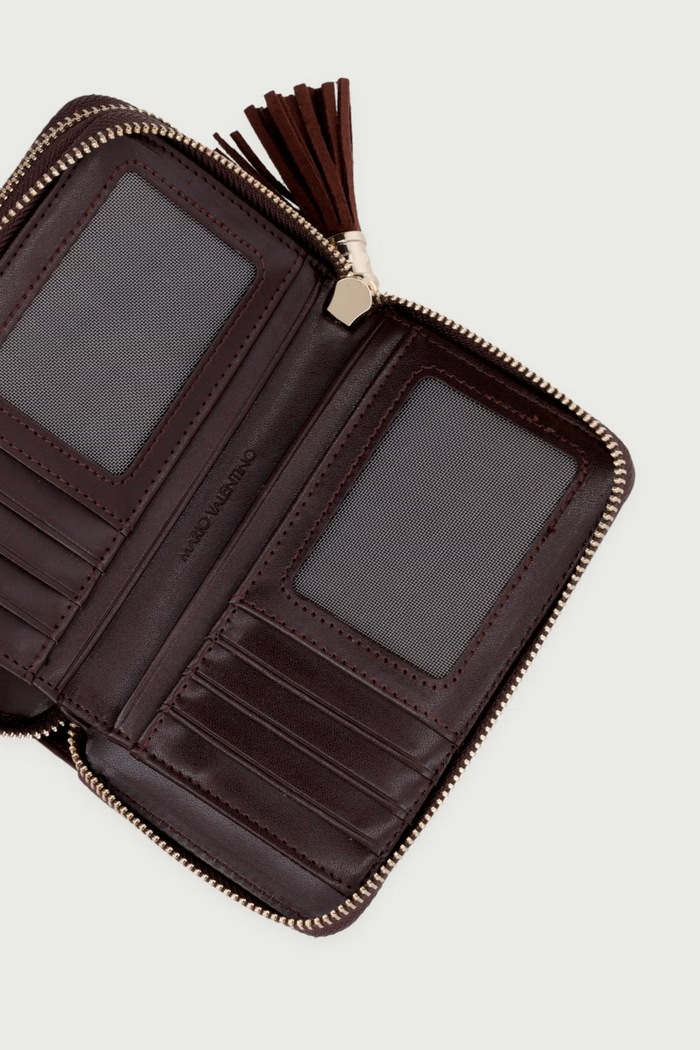 Akcesoria Valentino Bags Portfel damski z imitacji skóry ASTRID VPSAD2234 brązowy