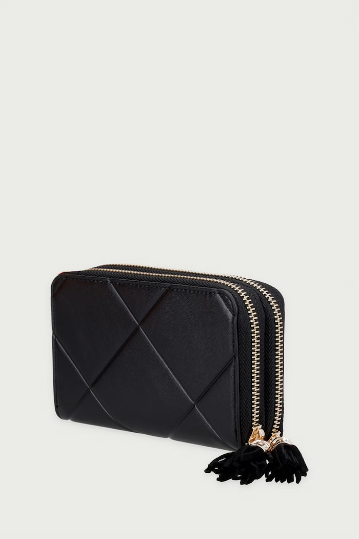 Valentino Bags Portfel damski z imitacji skóry ASTRID VPSAD2234 czarny AW26