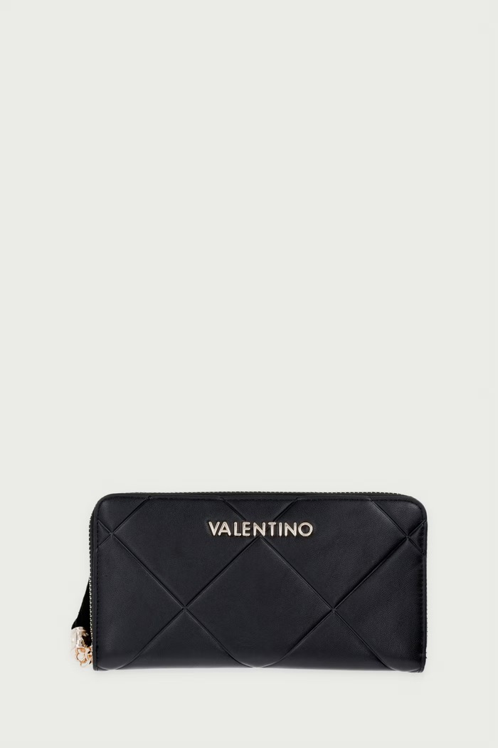 Valentino Bags Portfel z imitacji skóry ASTRID czarny VPSAD2155