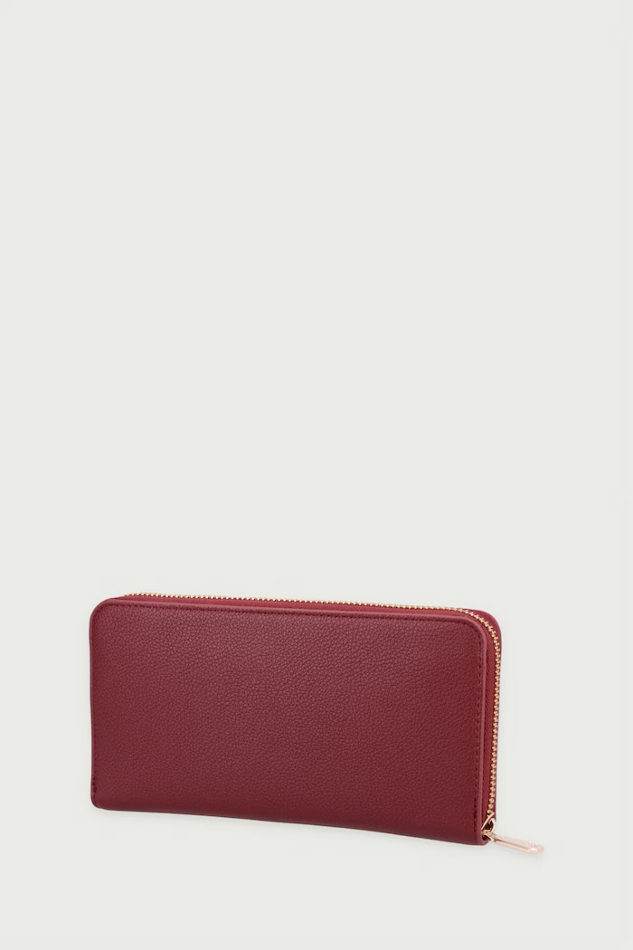 Valentino Bags Portfel damski z imitacji skóry FARN VPSA9Z155 bordowy AW26