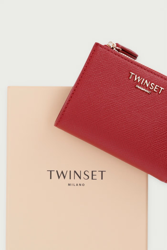 Кошелек из искусственной кожи Twinset красный 262TL8033