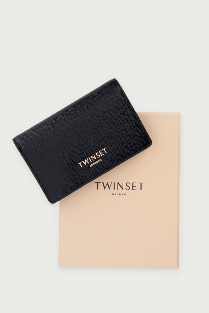 Кошелек из искусственной кожи Twinset чёрный 262TL8032