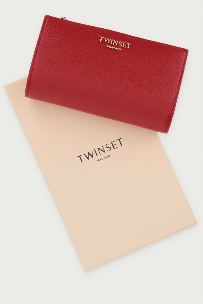 Кошелек из искусственной кожи Twinset красный 262TL8031