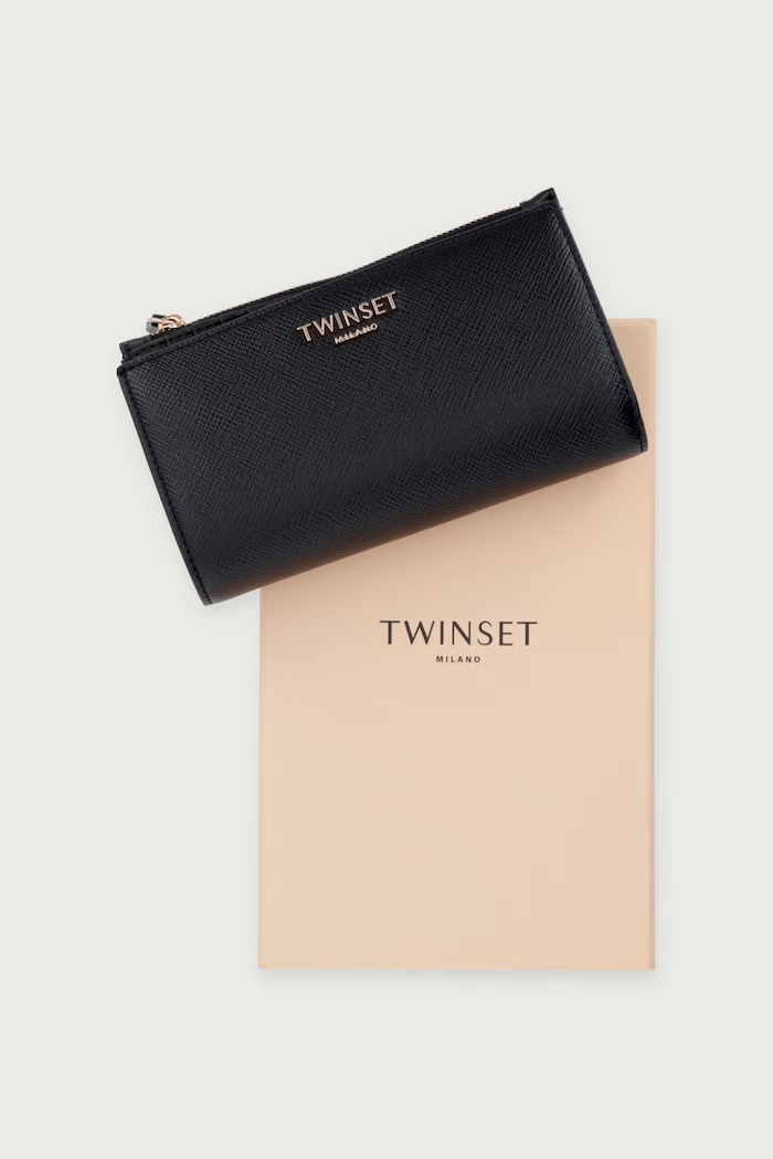 Кошелек из искусственной кожи Twinset чёрный 262TL8031