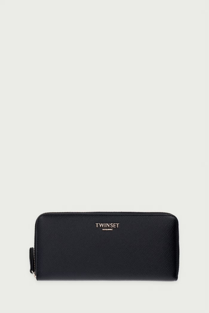 Twinset Кошелек для женщин из искусственной кожи чёрный 262TL8030