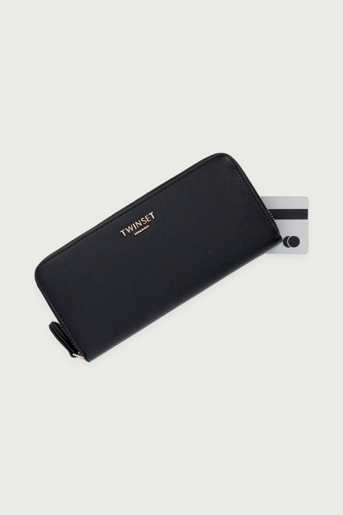 Кошелек для женщин из искусственной кожи Twinset 262TL8030 чёрный