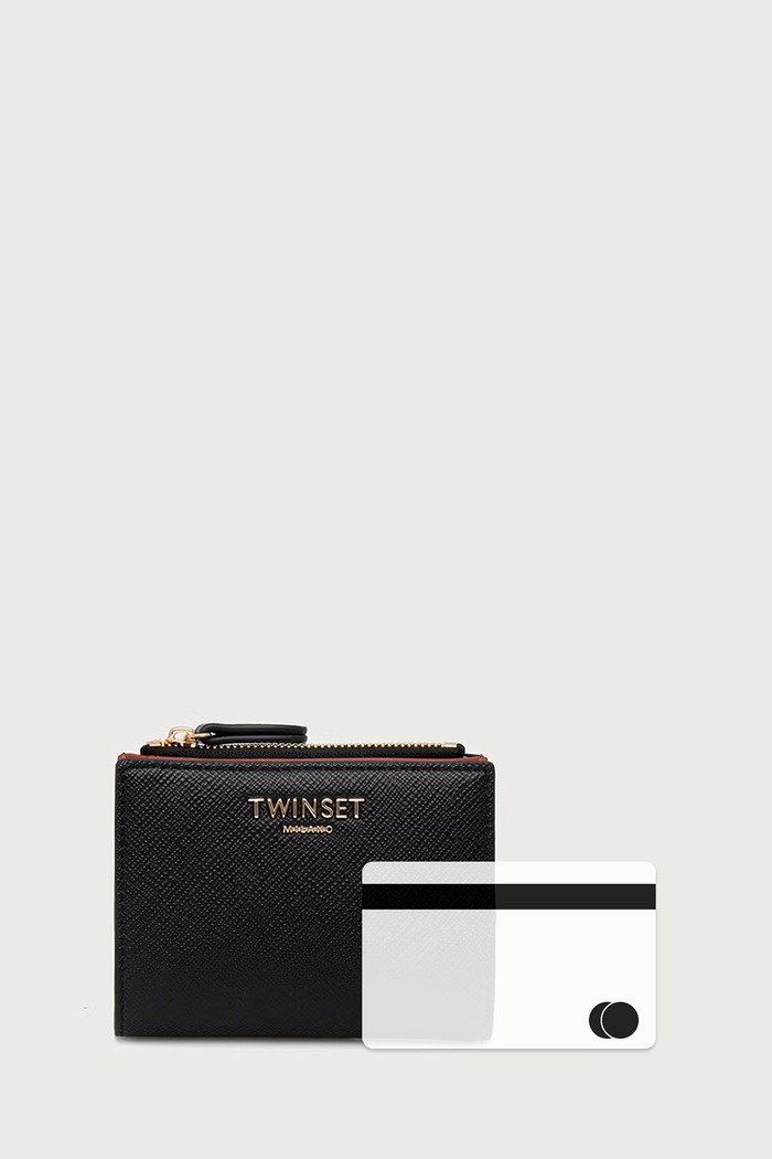 Twinset Portfel damski z imitacji skóry 262TH7052
