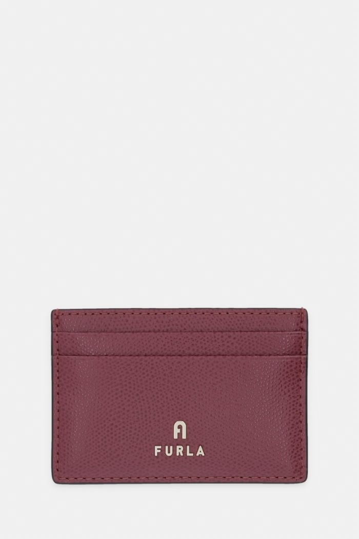 Furla etui na karty damskie skórzane bordowy WP00305.ARE000.4908S