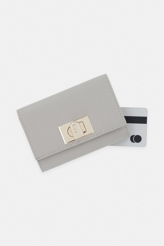 Furla portfel damski skórzany szary WP00225.ARE000.4897S