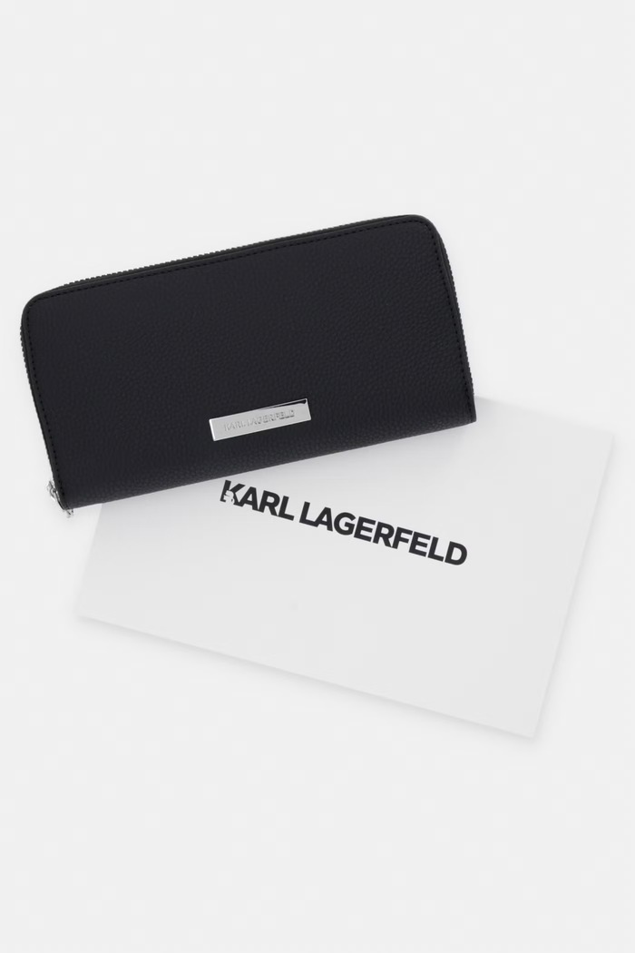 Karl Lagerfeld Peněženka dámská z imitace kůže IKON B3W32029 černá