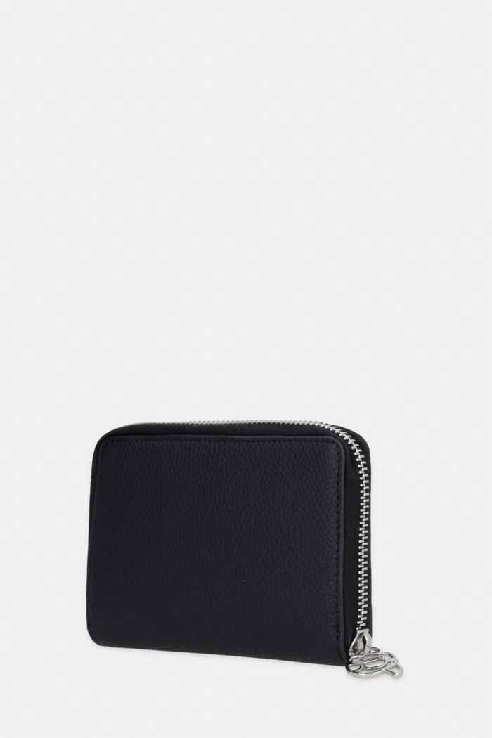 Karl Lagerfeld denarnica ženska iz umetnega usnja IKON B3W32031 črna AW26