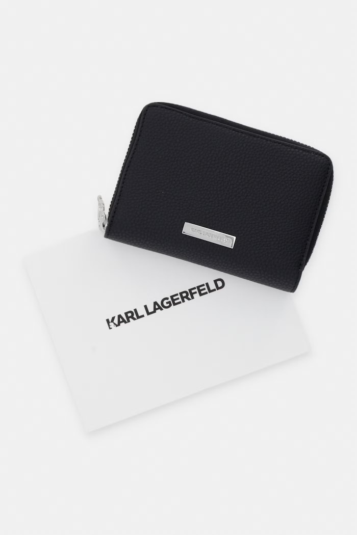 Karl Lagerfeld denarnica ženska iz umetnega usnja IKON B3W32031 črna