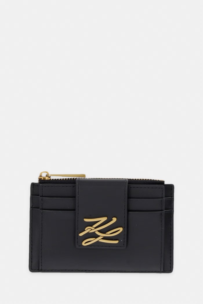 Karl Lagerfeld Peněženka dámská kožená K/AUTOGRAPH černá B3W32006