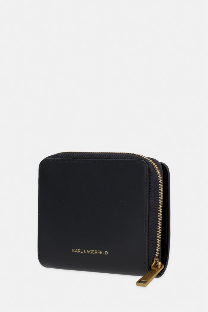 Karl Lagerfeld denarnica ženska usnjena K/AUTOGRAPH B3W32007 črna AW26