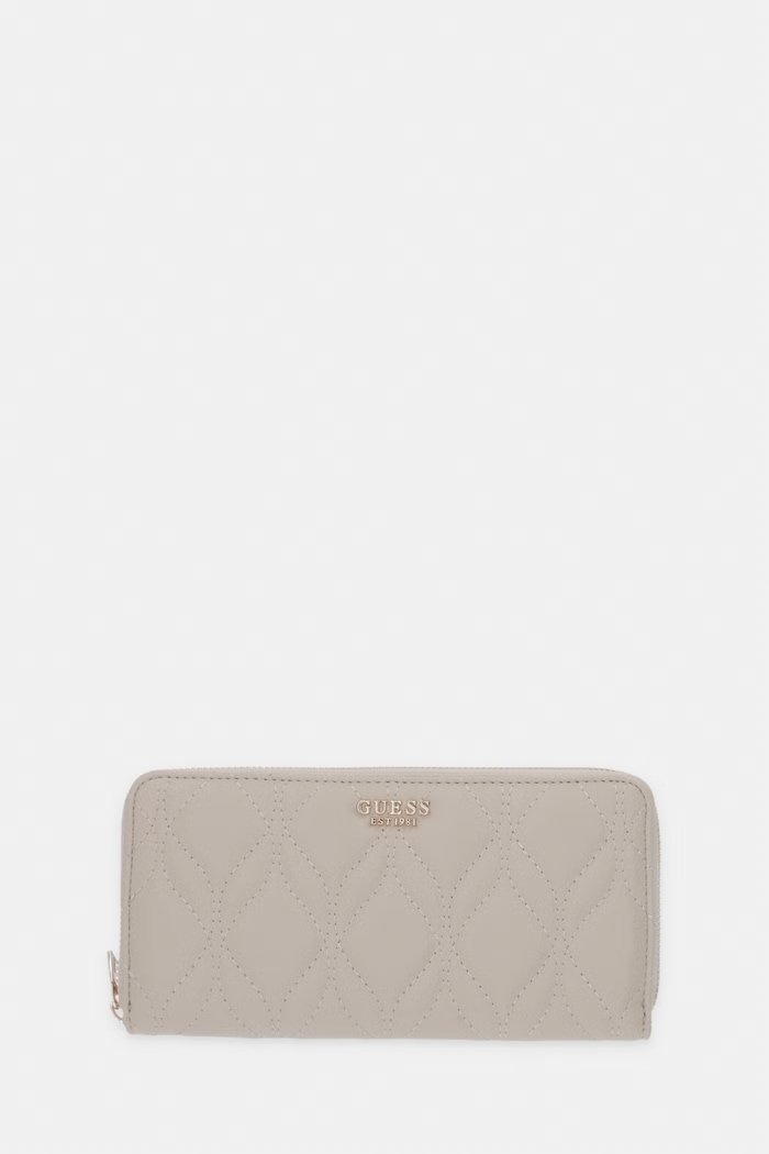 Guess portofel pentru femei, cu imitație de piele MAXINE bej SWQG97.33146